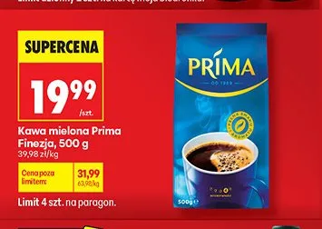 Kawa mielona Prima Finezja promocja w Biedronka