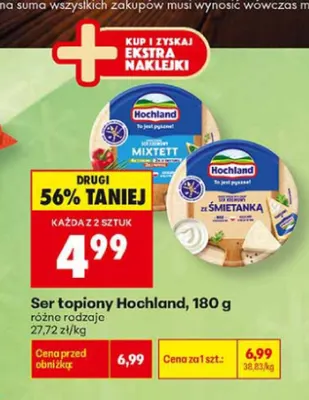 Ser topiony Hochland Mixtett promocja w Biedronka