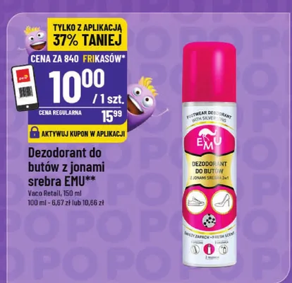 Dezodorant do butów z jonami srebra promocja w POLOmarket