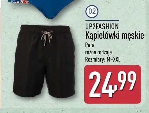 Kąpielówki męskie UP2FASHION promocja w Aldi