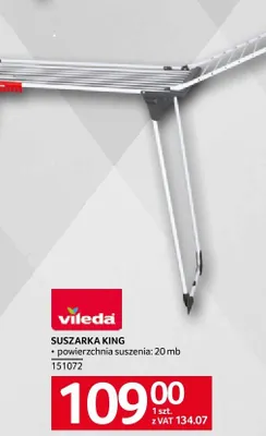 Suszarka King Vileda 20 mb 151072 promocja w Selgros