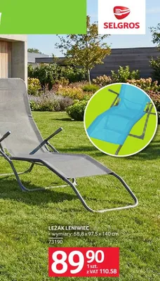 Leżak Leniwiec promocja w Selgros
