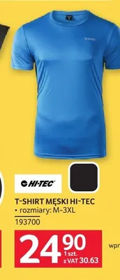T-shirt męski Hi-Tec rozmiary M-3XL 193700 promocja w Selgros