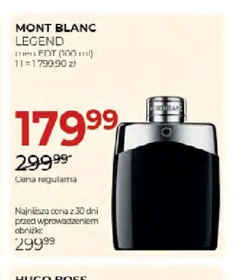 Woda toaletowa Mont Blanc Legend promocja w Drogerie Jawa