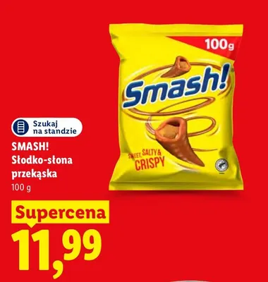 Słodko-słona przekąska Smash! promocja w Lidl