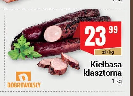 Kiełbasa klasztorna Dobrowolscy promocja w Premium Nasz Sklep