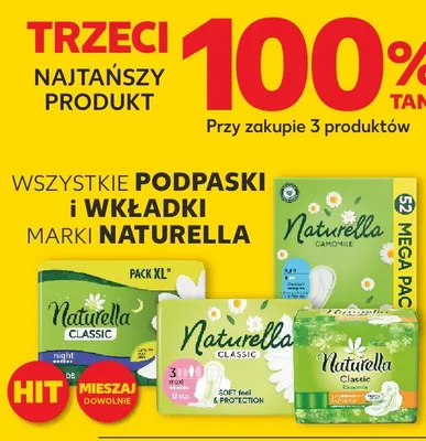 Podpaski i wkładki promocja w Kaufland