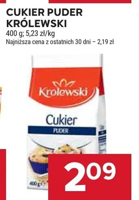 Cukier puder Królewski promocja w Stokrotka