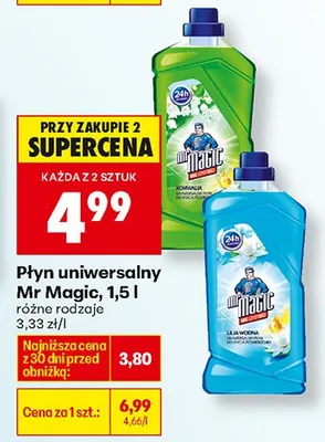 Płyn uniwersalny różne rodzaje promocja w Biedronka