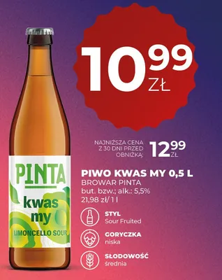 Piwo Kwas My promocja w Duży Ben