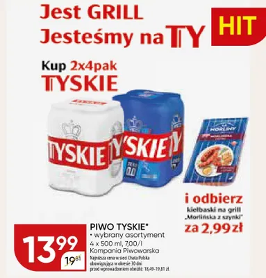 Piwo promocja w Chata Polska