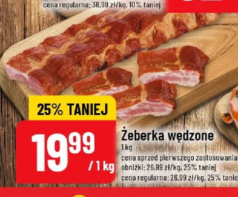 Żeberka wędzone promocja w POLOmarket