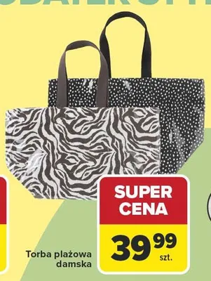 Torba plażowa damska promocja w Carrefour