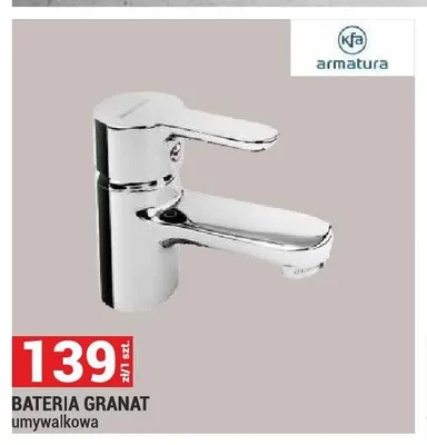 Bateria umywalkowa KFA Armatura Granat promocja w Merkury Market