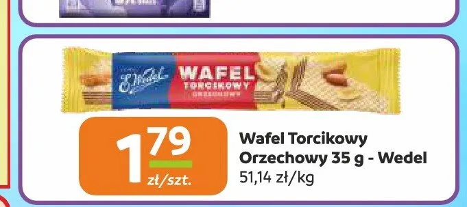 Wafel Torcikowy Orzechowy E.Wedel promocja w Gama