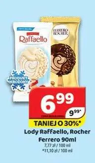 Lody Raffaello Ferrero promocja w Delfin