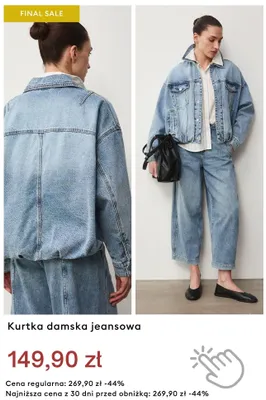 Kurtka damska jeansowa promocja w Medicine
