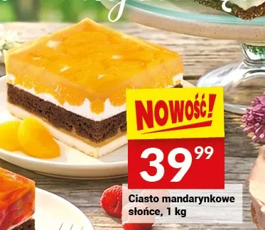 Ciasto mandarynkowe słońce promocja w Twój Market