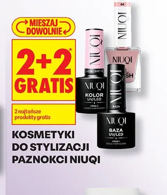Lakier hybrydowy Niuqi promocja w Biedronka