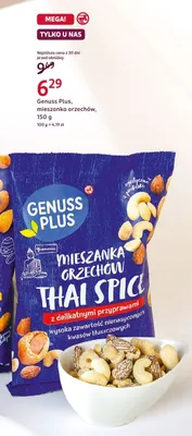 Mieszanka orzechów Thai Spice Genuss Plus promocja w Rossmann