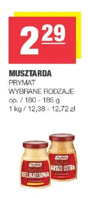 Musztarda Prymat promocja w SPAR