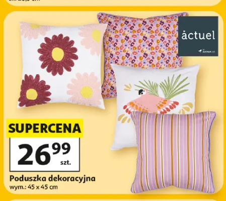 Poduszka dekoracyjna actuel promocja w Auchan