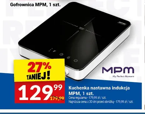 Kuchenka nastawna indukcja MPM promocja w Twój Market