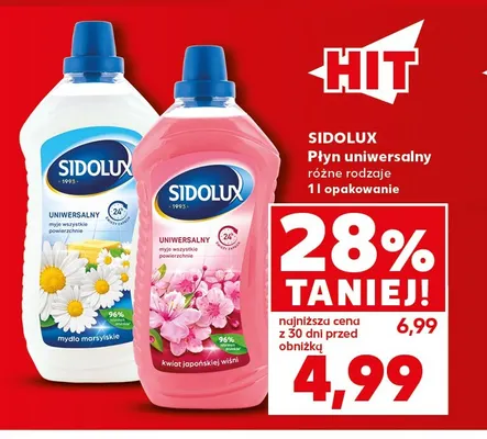 Płyn uniwersalny mydło marsylskie Sidolux promocja w Kaufland