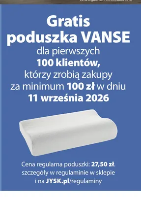 Poduszka Vanse promocja w Jysk