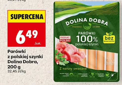 Parówki z polskiej szynki promocja w Biedronka