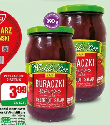 Buraczki domowe promocja w Dino