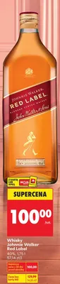 Whisky Johnnie Walker Red Label promocja w Biedronka
