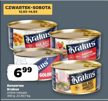 Konserwa Krakus promocja w Netto