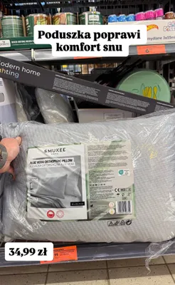 Poduszka ortopedyczna aloe vera promocja w Biedronka