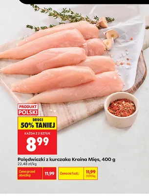 Polędwiczki z kurczaka Kraina Mięs promocja w Biedronka