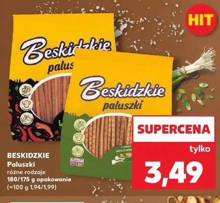 Paluszki Beskidzkie z serem i cebulą promocja w Kaufland