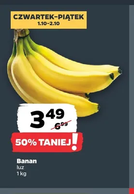 Banany promocja w Netto