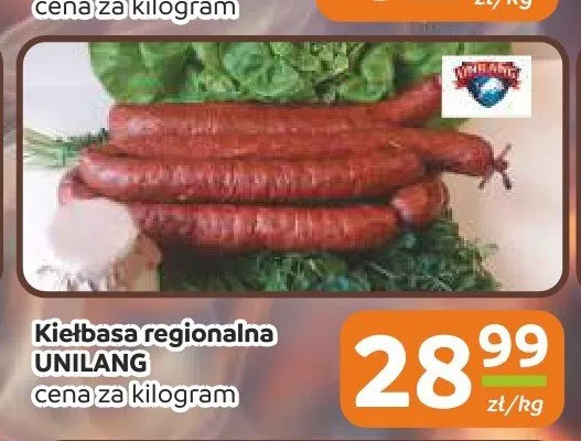 Kiełbasa regionalna UNILANG promocja w Społem Częstochowa