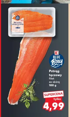 Pstrąg tęczowy filet ze skórą Blue Bay promocja w Kaufland