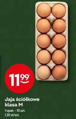 Jaja ściółkowe klasa M promocja w Żabka