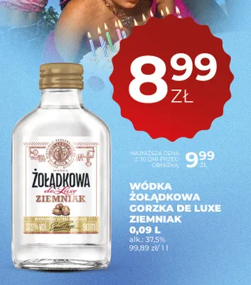 Wódka Żołądkowa Gorzka de Luxe Ziemniak promocja w Duży Ben