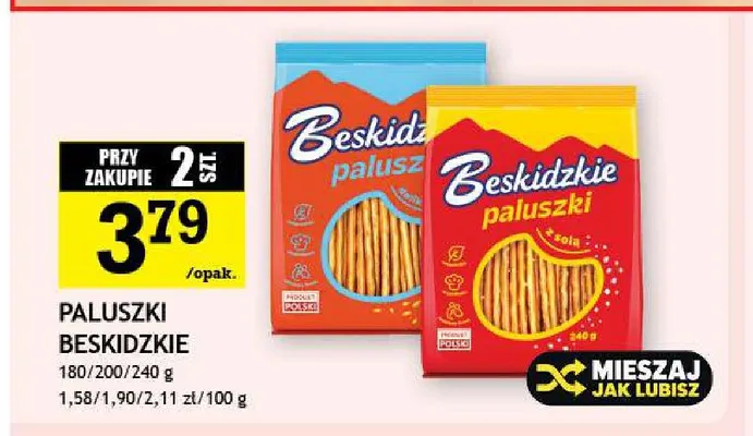 Paluszki Beskidzkie delikatne promocja w Gram Market