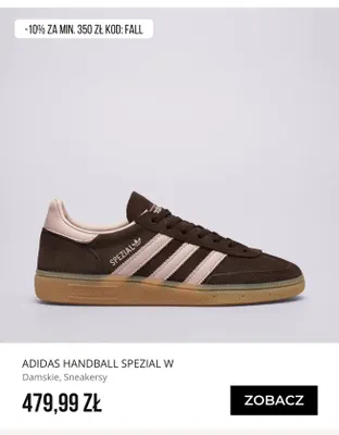 Sneakersy damskie Adidas Handball Spezial W promocja w Sizeer
