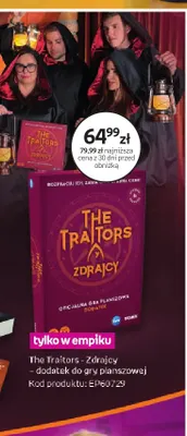 Dodatek do gry planszowej The Traitors Zdrajcy EPEE promocja w Empik