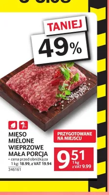 Mięso mielone wieprzowe mała porcja promocja w Selgros