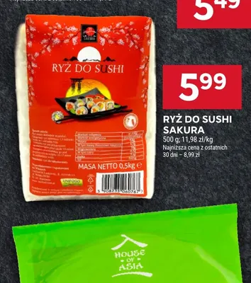 Ryż do sushi Sakura promocja w Stokrotka