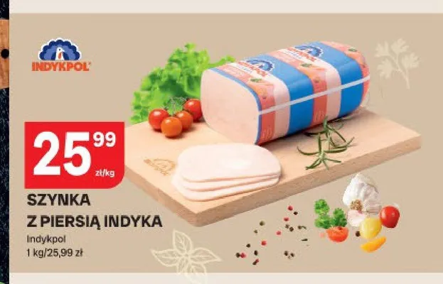 Szynka z piersią indyka Indykpol promocja w Chorten