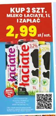 Mleko Łaciate promocja w Twój Market