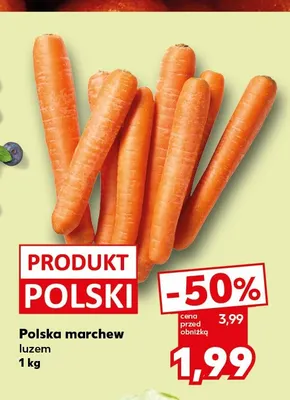 Marchew polska promocja w Kaufland