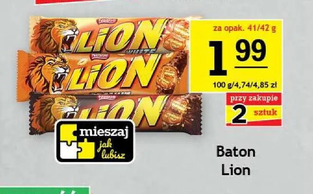 Baton Lion promocja w Gram Market
